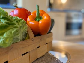 Küche Ferienwohnung Illerschleife