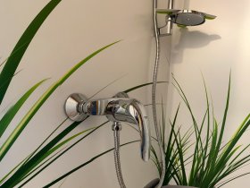 Badezimmer Ferienwohnung Illerschleife