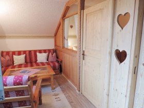 Wohnbereich Ferienwohnung Rottachberg