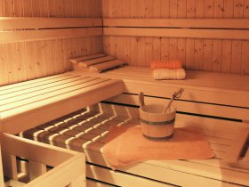 Wohlige Wärme in der Sauna