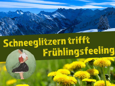 Schneeglitzern trifft Frühlingsfeeling