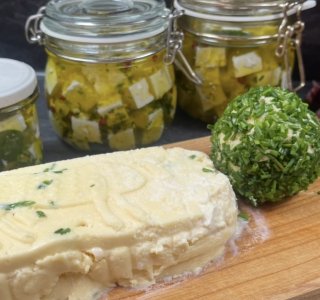 Selbstgemachter Käse