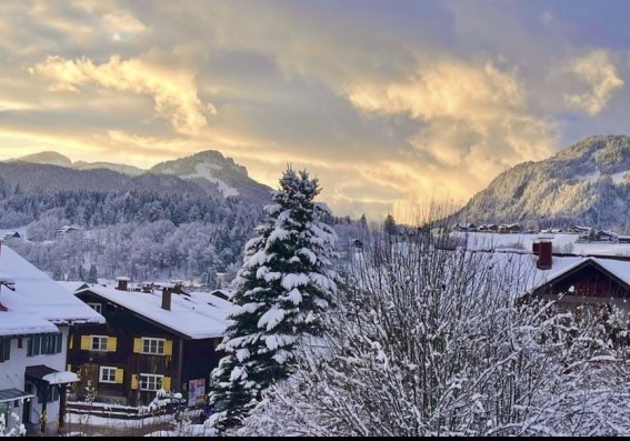 Ausblick aus blauer Wohnung