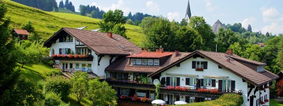 Gartenseite Haus