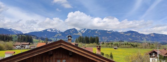 Ihre Aussicht vom Balkon auf die Hörnergruppe