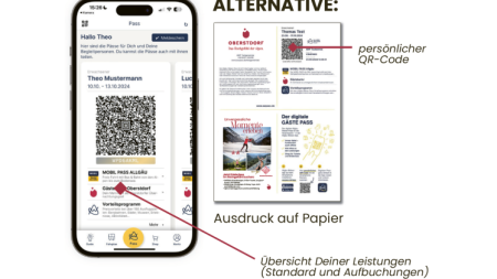 Allgäu Walser App digitale Gästekarte