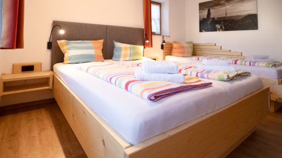 Schlafzimmer Ferienwohnung Zur Gemütlichkeit