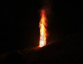 Funkenfeuer im Allgäu