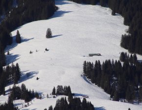 Die Buchelalpe im Winter