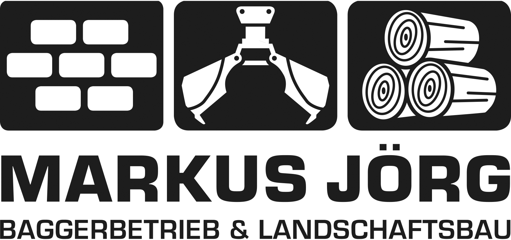 Logo von Baggerbetrieb und Landschaftsbau Jörg