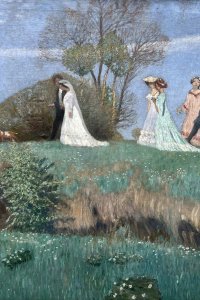 Öl auf Leinwand / 92 x 136 cm / signiert unten links: O Modersohn 05