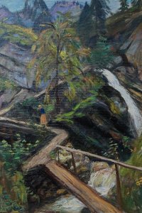 Otto Modersohn, Weg am Hirschbachtobel 