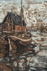 Julius Seyler, Hafen in den Lofoten