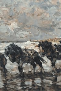 Julius Seyler, Krevettenfischer mit Wagen