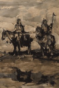 Julius Seyler, Zwei Indianer auf Pferden