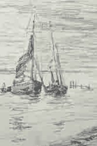 Julius Seyler, Zwei Zecihungen mit Segelbooten