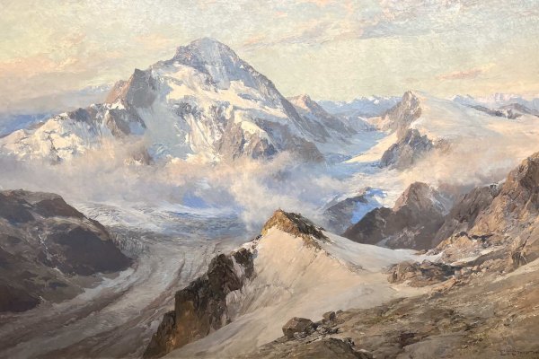 Die Dente d`Herens vom Ostfuß des Obergabelhorns, Edward Theodore Compton