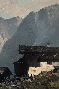 Am Berghang von Oskar Mulley