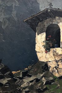 Bildstock im Gebirge von Oskar Mulley