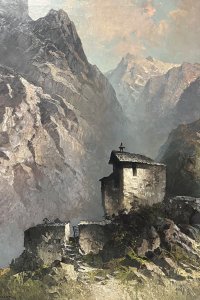 Kapelle im Hochtal von Oskar Mulley