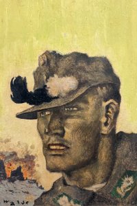 Berge in Flammen von Alfons Walde