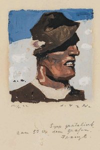 Tiroler Holzknecht von von Alfons Walde