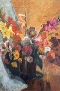 Blumenstrauß mit Gladiolen