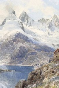 Zillertal - Blick über den Unteren Wildgerlossee auf die Reichenspitzgruppe