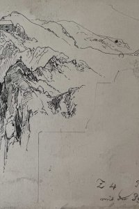 Tabarettawand mit Payerhütte