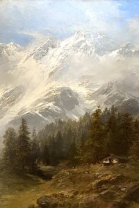 Mischabelgruppe mit alpiner Landschaft