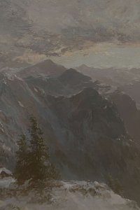 Blick vom Nebelhorn  - Edward Theodore Compton