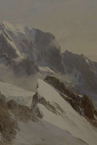 Montblanc vom Dôme de Miage - Edward Theodore Compton 