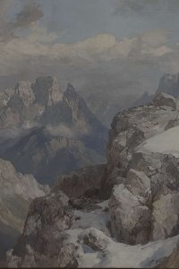 Vom Gipfel des Pelmo - Edward Theodore Compton