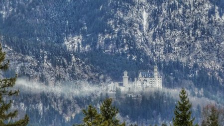 Das Märchenschloss Neuschwanstein bei Füssen