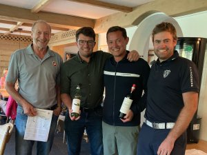 Herren-Netto: 1. Falk Prinz (re.) / 2. Matthias Becherer (li.)