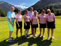V.l.: Kapitän Willy Bitter, Petra Müller-Marquardt, Nicole Jastram, Joachim Weiler, Conny Brühl, Barbara Lacher & Doris Sansoni