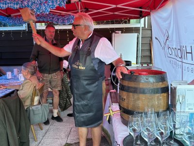 Fassanstich mit Poldi Hilbrand