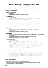 GCO-Beitragsordnung 2025