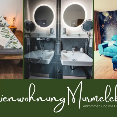 Collage Ferienwohnung Murmeleblick
