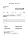 Antrag Befreiung Zweitwohnungssteuer 2022