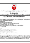 Stellenausschreibung Erzieherin Elternzeitvertretung Kita Rettenberg
