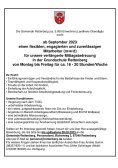 NEU - Anzeige Mittagsbetreuung