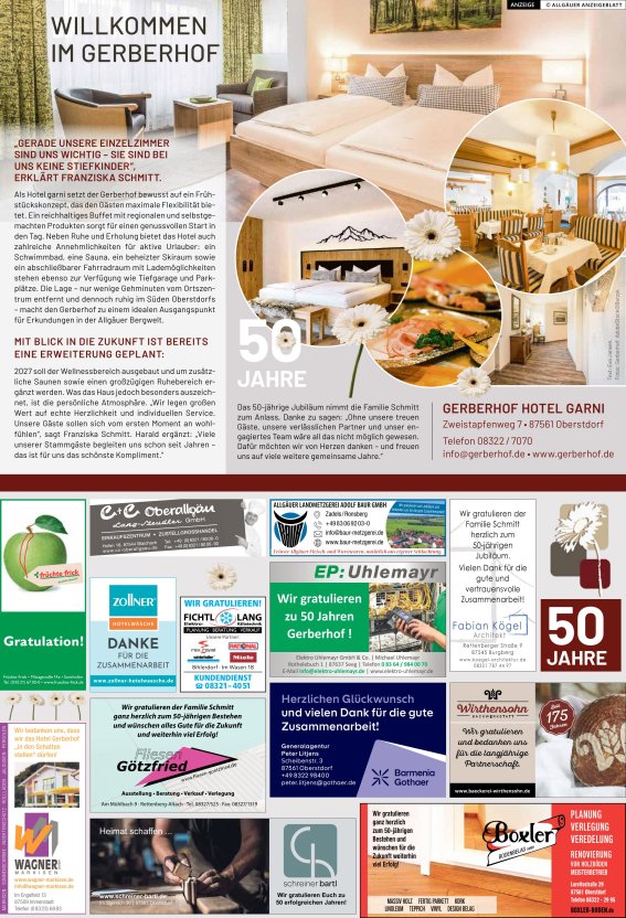 Gerberhof 50 Jahre 2