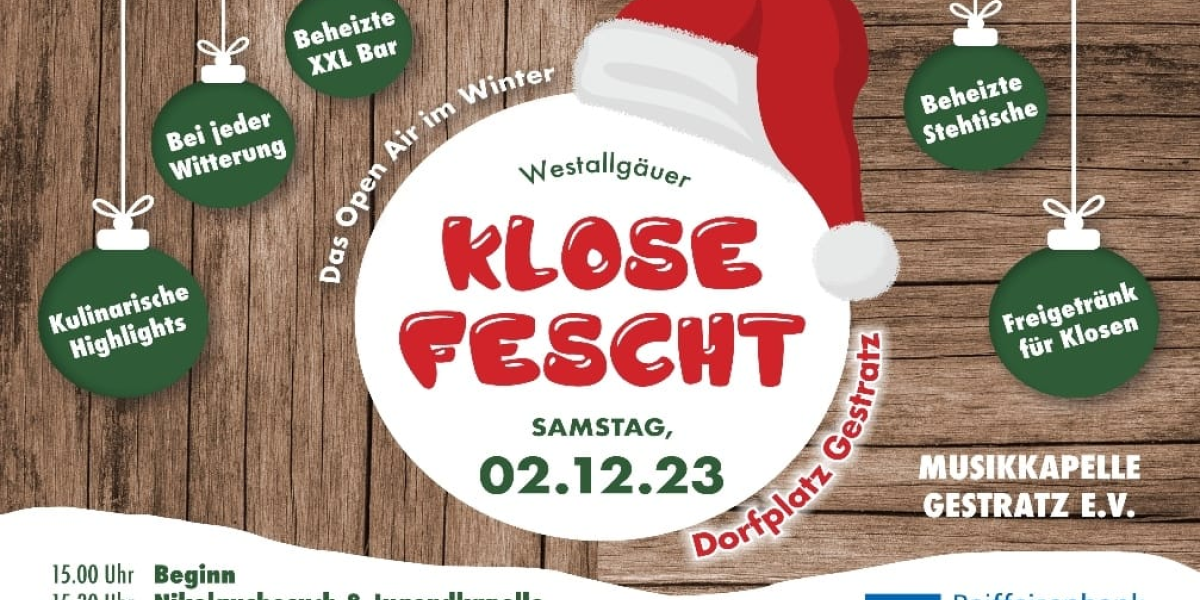 Plakat Weihnachtsmarkt 2023