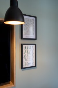 Bilddetails an der Wand