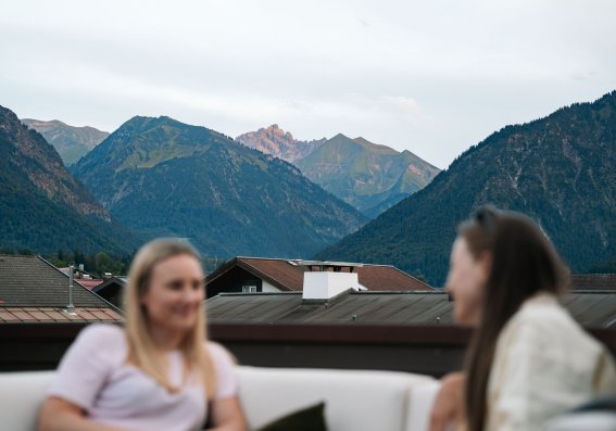 Die Abendsonne genießen