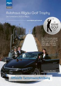 Ausschreibung Autohaus Allgäu Golf Trophy 2023