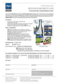 Partnerhotel Vierplätzetournee 2026