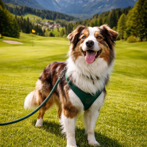 Golf und Hunde