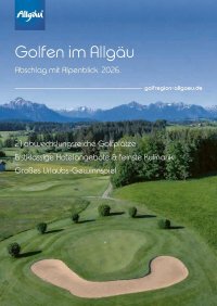 Broschüre Golfen im Allgäu 2026